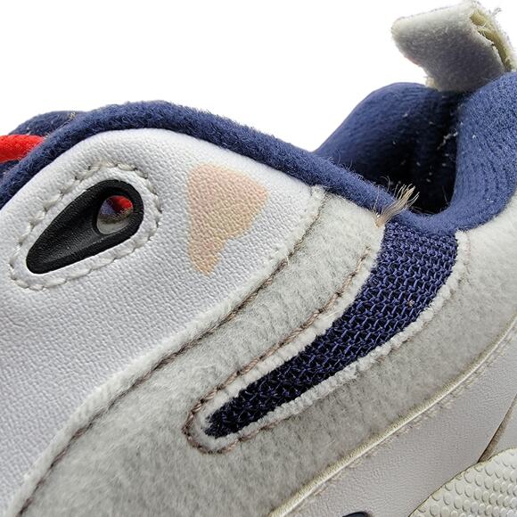 Dexter Men Bowling B895-8 Size 7.5 White Blue Lace Up Low Top Sneakers (189) - Picture 6 of 7